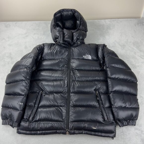 The North Face Women's Size Medium 700 Down Fill Nuptse Black Puffer Jacket - Picture 1 of 16